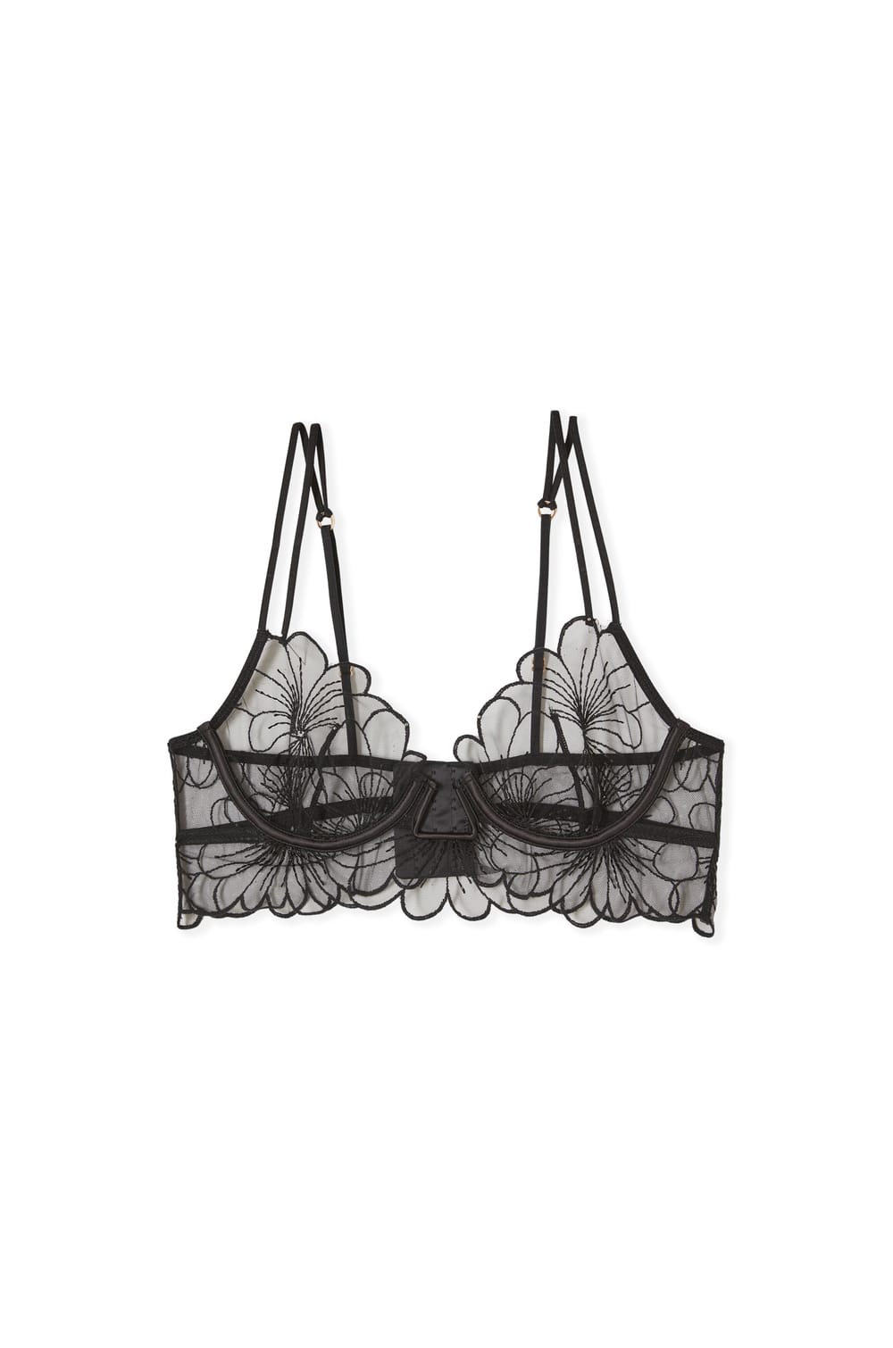 Bustier Bra in Embroidery;${refinementColor}