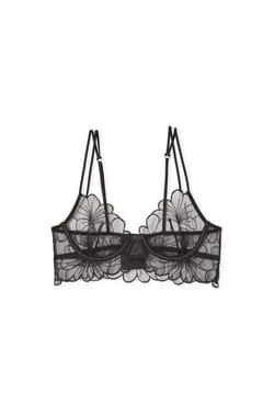 Bustier Bra in Embroidery;${refinementColor}