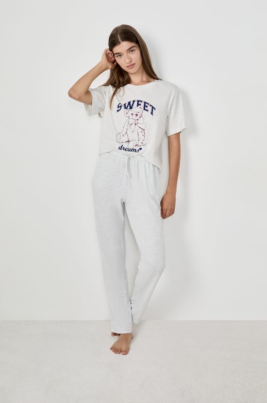 Pantalon de pyjama;${refinementColor}