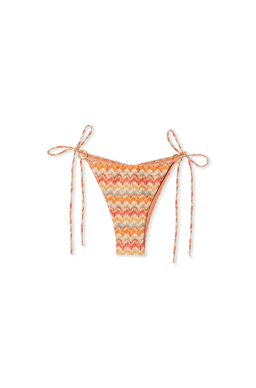 Bas de maillot de bain bikini &agrave; nouer imprim&eacute; paillet&eacute; ;${refinementColor}