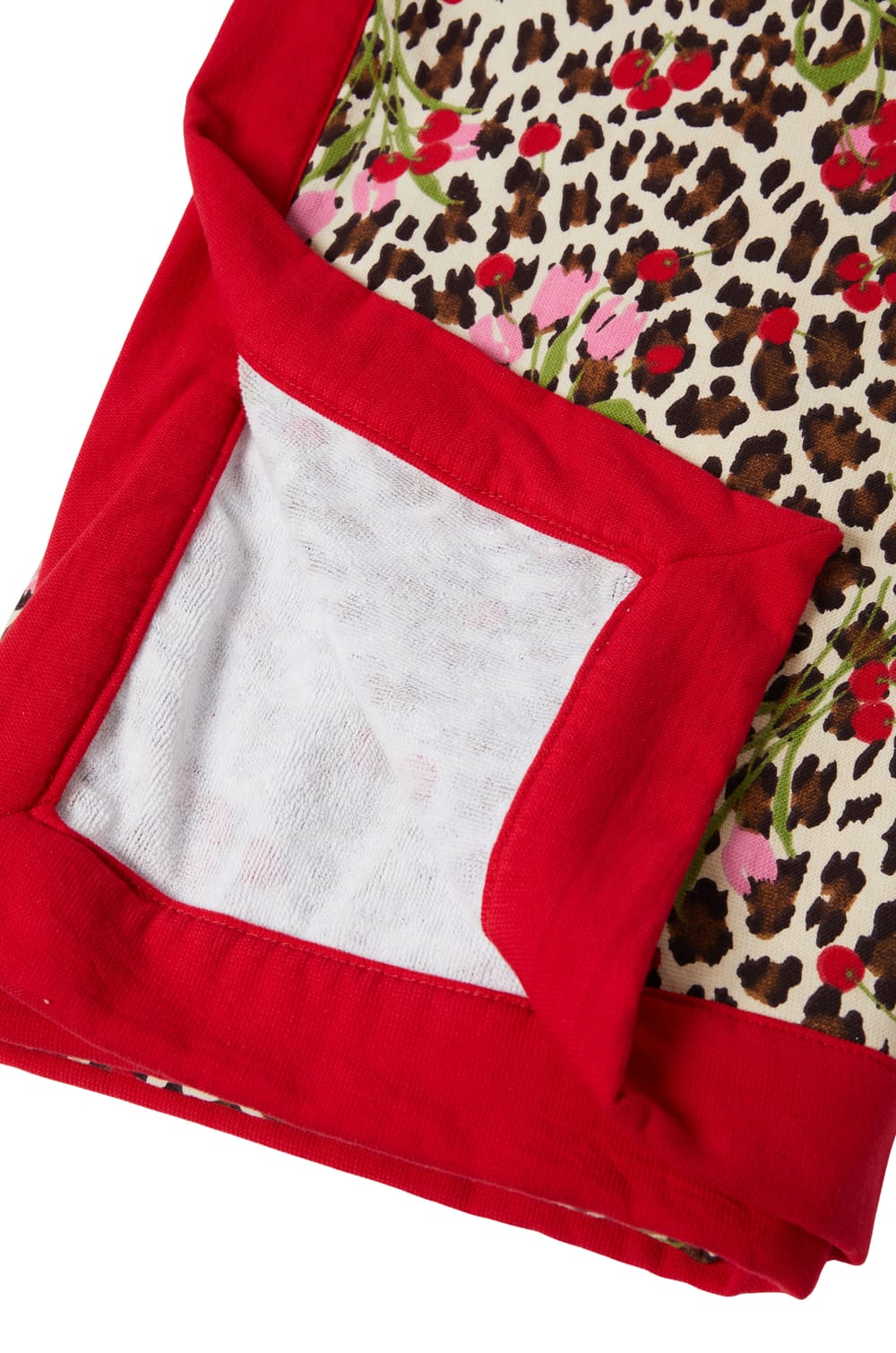 Fouta en coton &agrave; motifs l&eacute;opard & fleurs;${refinementColor}