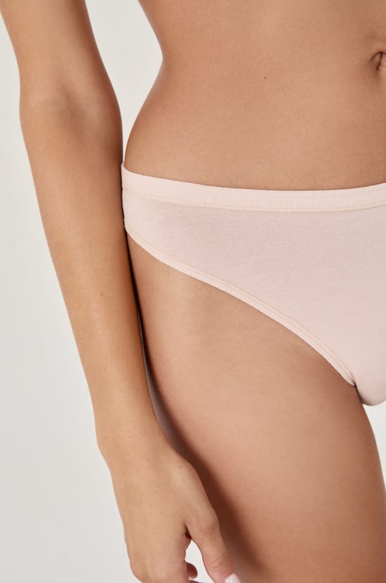 Tanga en coton;${refinementColor}