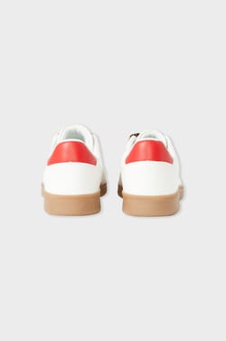 Leopard lace-up sneakers;${refinementColor}