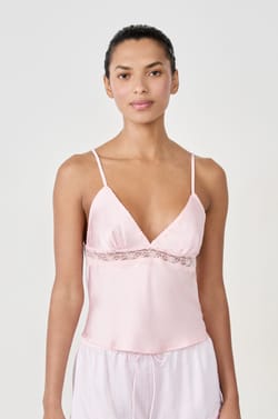 Satin Pyjama Top;${refinementColor}