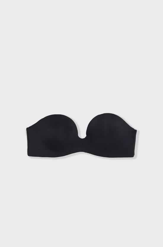 Bandeau push up en microfibre;${refinementColor}