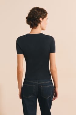 T-shirt manches courtes en coton;${refinementColor}
