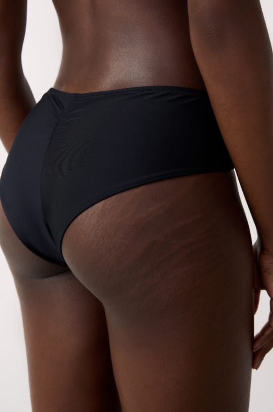 Hipster bikini bottom with ring detail;${refinementColor}