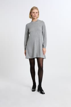 Robe &agrave; manches longues avec laine;${refinementColor}