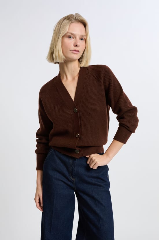 Long-sleeved cardigan;${refinementColor}