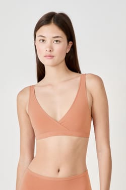 Soutien-gorge brassière réversible en coton biologique extensible;${refinementColor}