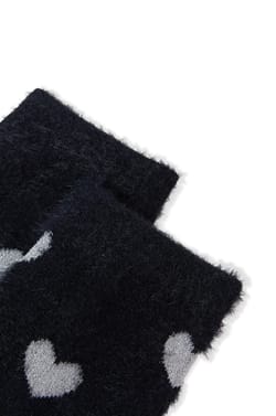 Chaussettes &agrave; motifs coeurs;${refinementColor}