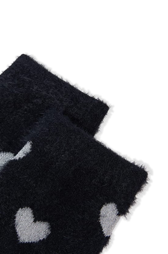 Chaussettes &agrave; motifs coeurs;${refinementColor}