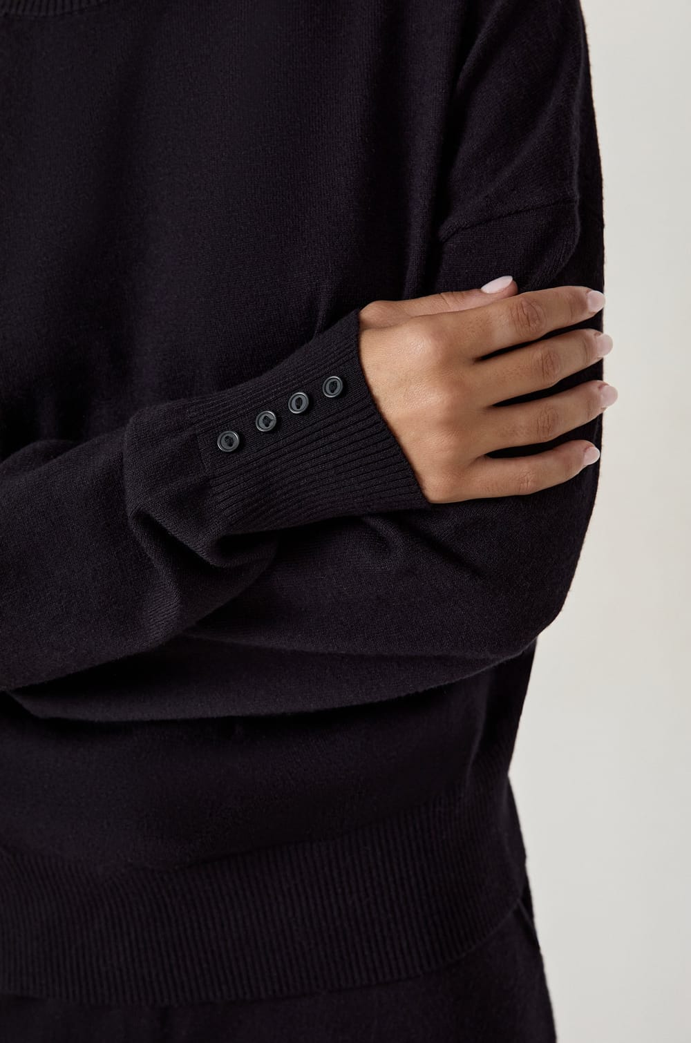 Pull col rond manches longues;${refinementColor}