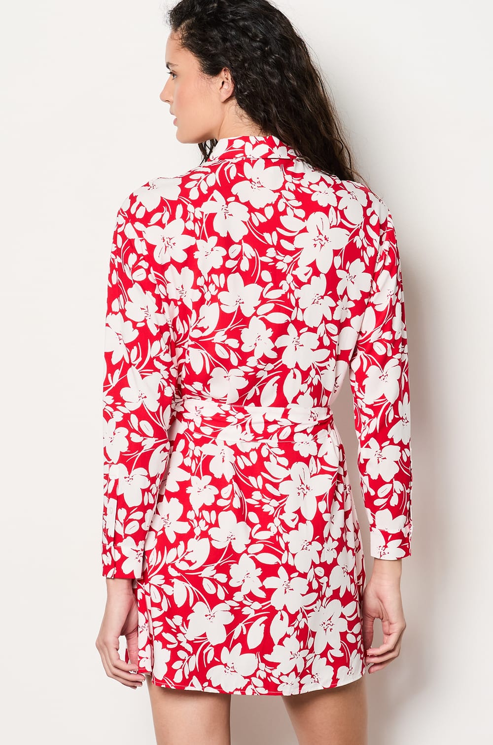 Belted Shirt Dress;${refinementColor}