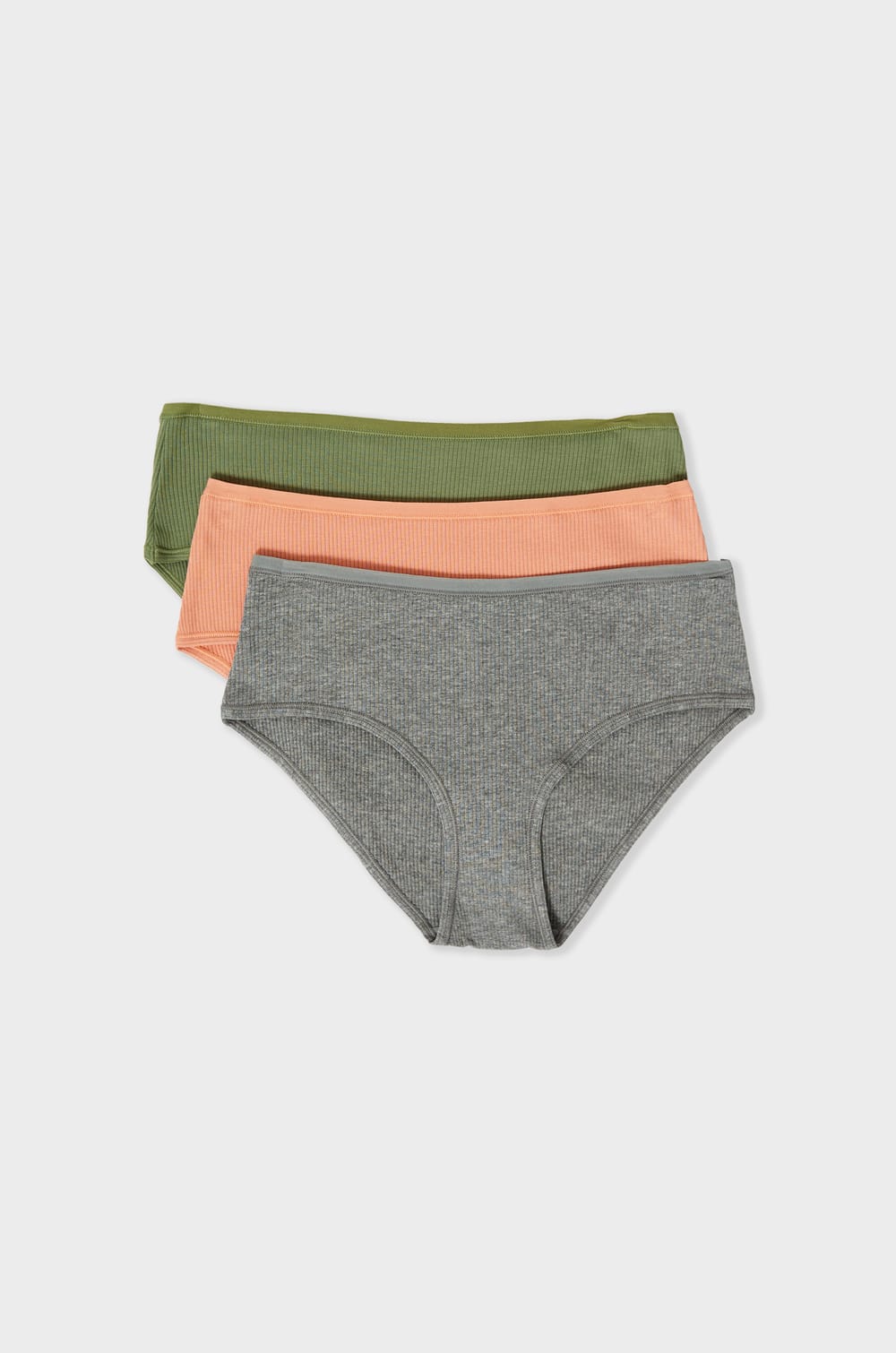 Lot de 3 shorty en coton;${refinementColor}