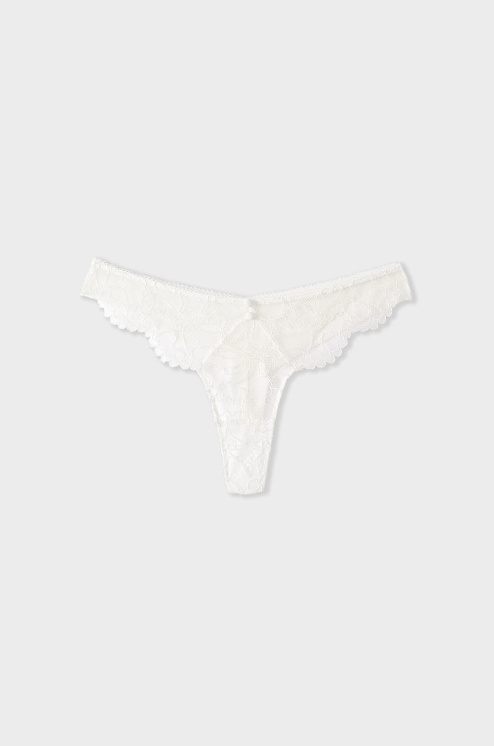 Tanga de encaje;${refinementColor}