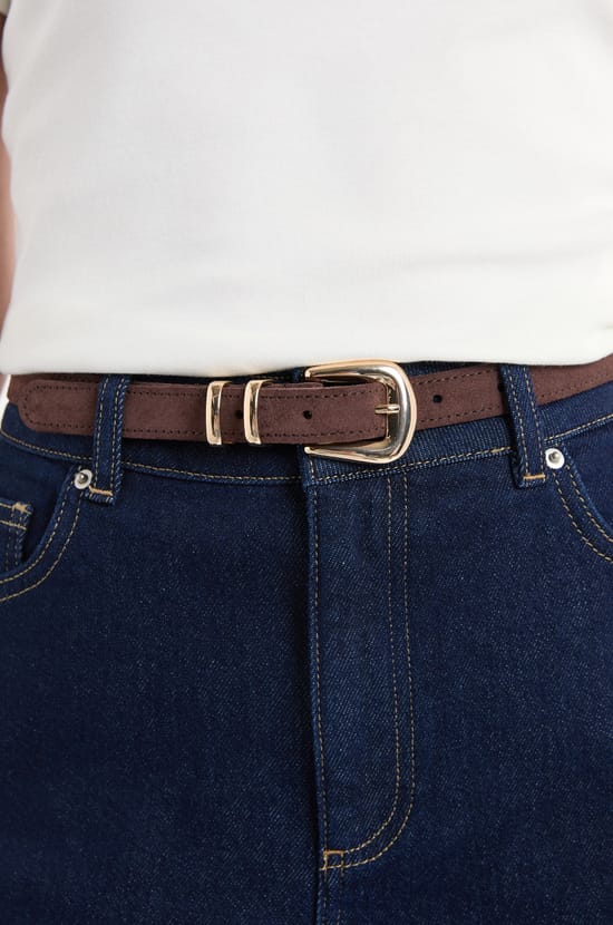 Ceinture en cuir;${refinementColor}