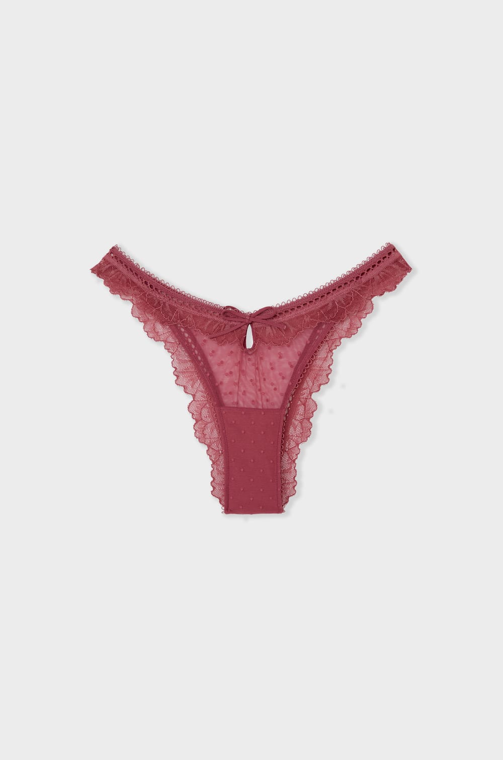 Tulle And Lace Panties;${refinementColor}