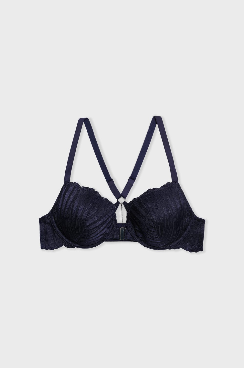 Bra N.5 - The Lightly Lined Plunge with Jewellery Details;${refinementColor}