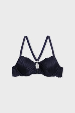 Bra N.5 - The Lightly Lined Plunge with Jewellery Details;${refinementColor}