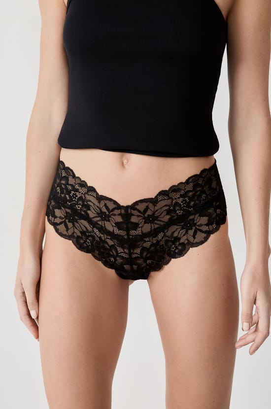 Lace V-shape Hipster;${refinementColor}