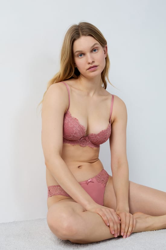 Bra No. 2 - Plunging Push-Up;${refinementColor}