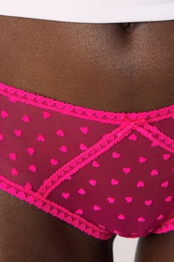 Printed Tulle Hipster;${refinementColor}