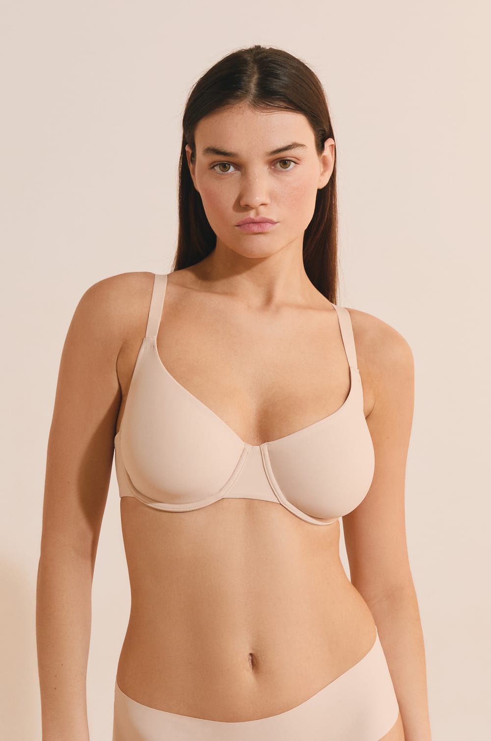 Soutien-gorge corbeille en microfibre;${refinementColor}