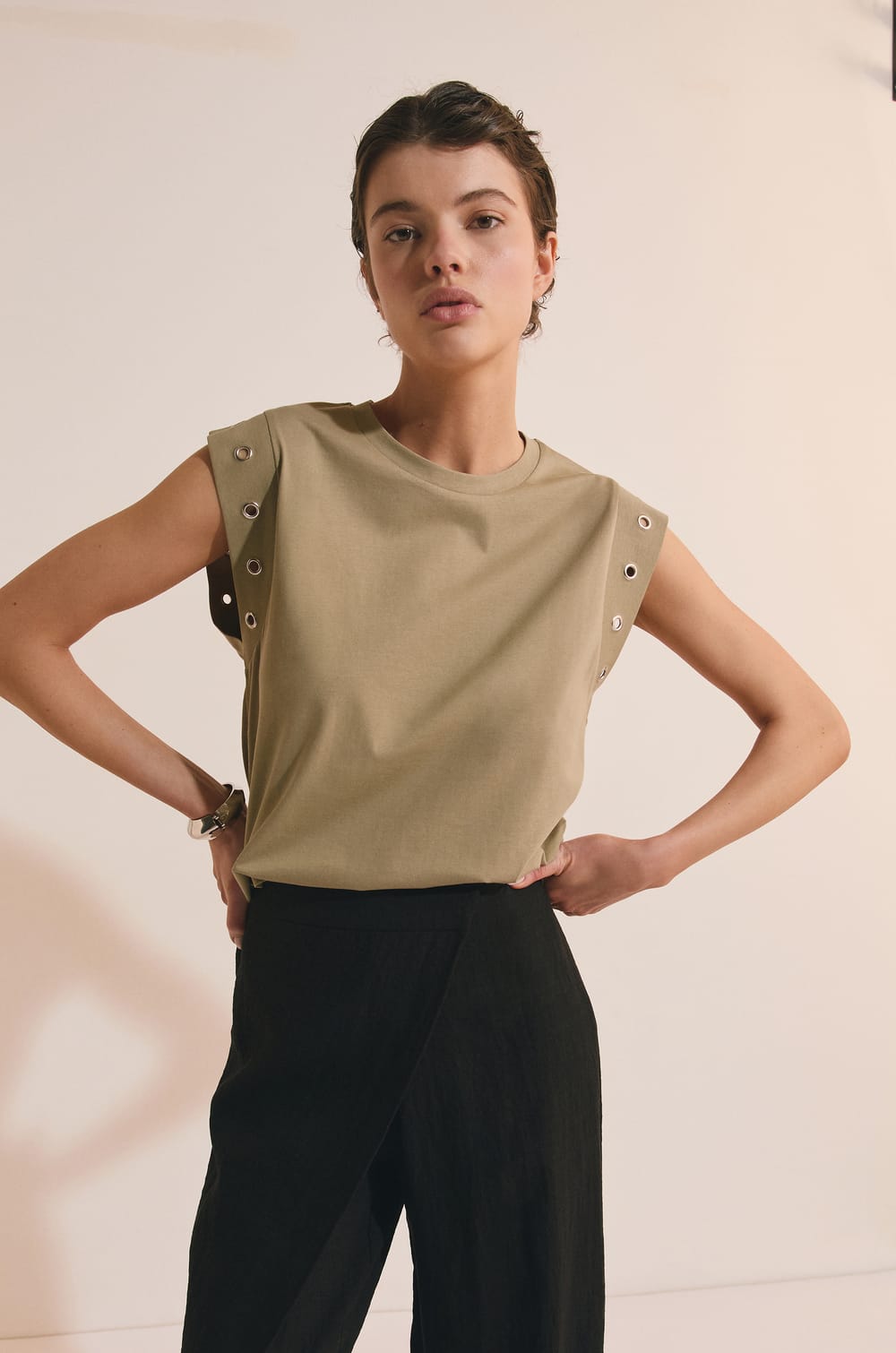 T-shirt en coton;${refinementColor}