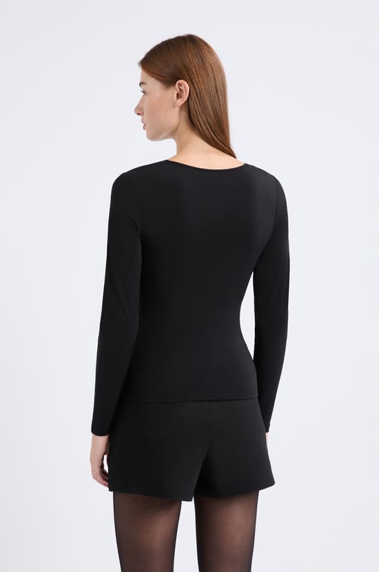 Long-sleeved t-shirt with ring;${refinementColor}