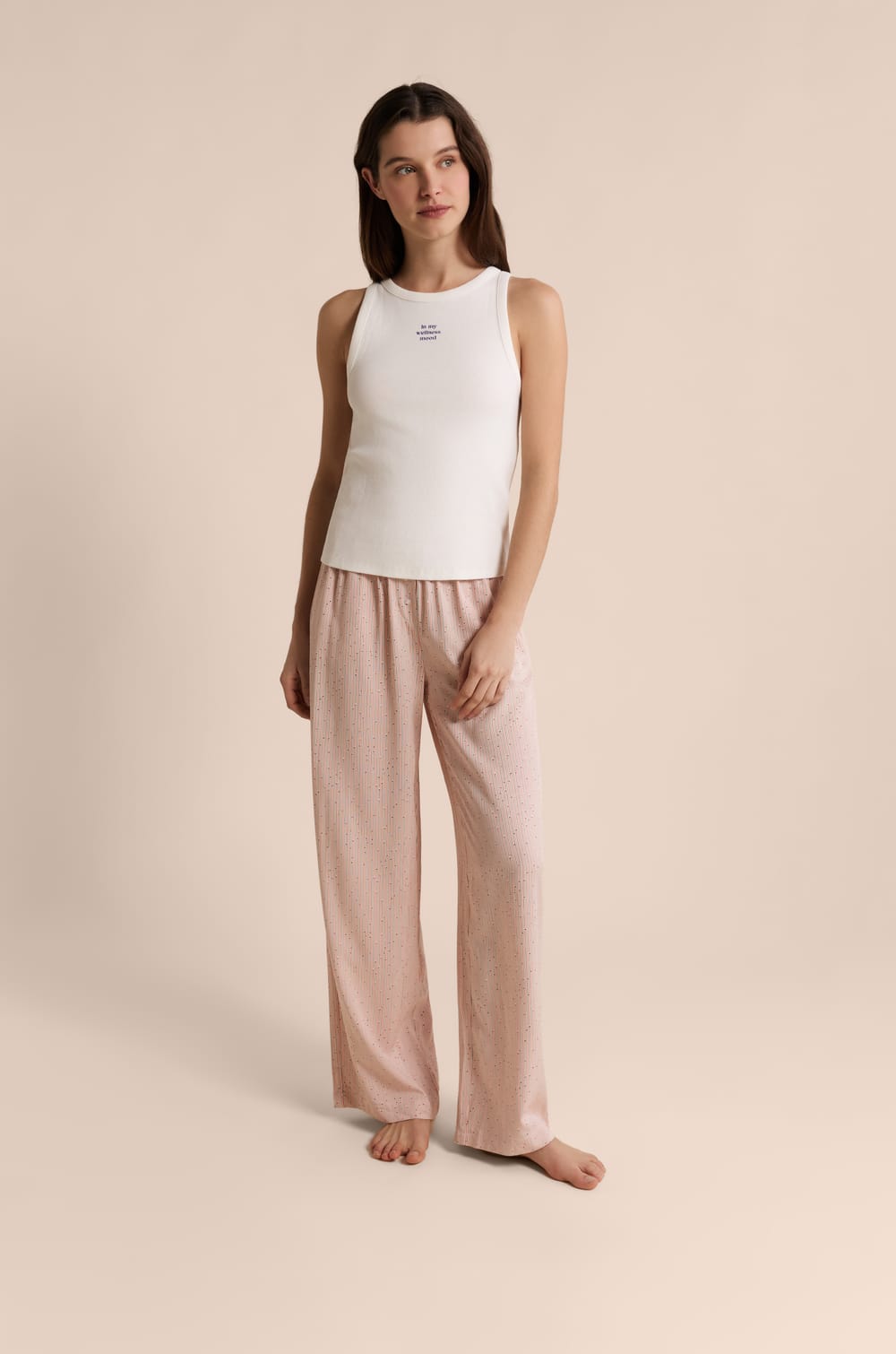 D&eacute;bardeur de pyjama en coton;${refinementColor}