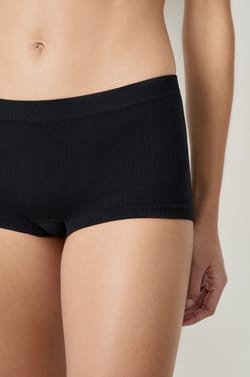 Ribbed Boyshort;${refinementColor}