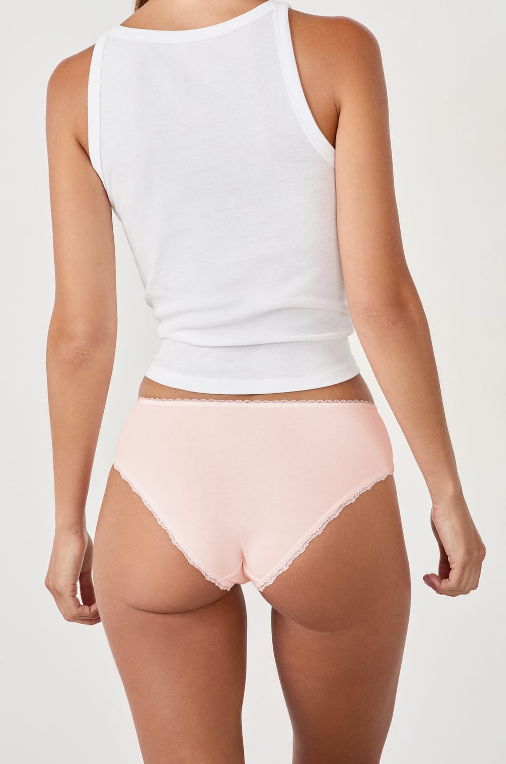 Shorty aus bestickter Baumwolle;${refinementColor}