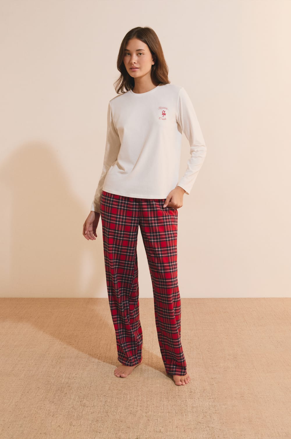 Ensemble de pyjama 3 pi&egrave;ces en coton;${refinementColor}