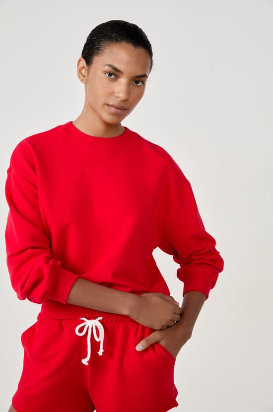 Katoenen sweatshirt met lange mouwen;${refinementColor}