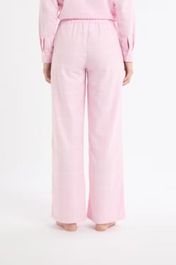 Katoenen pyjamabroek met ruit;${refinementColor}