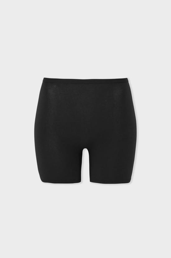 Organic cotton stretch cycling shorts;${refinementColor}