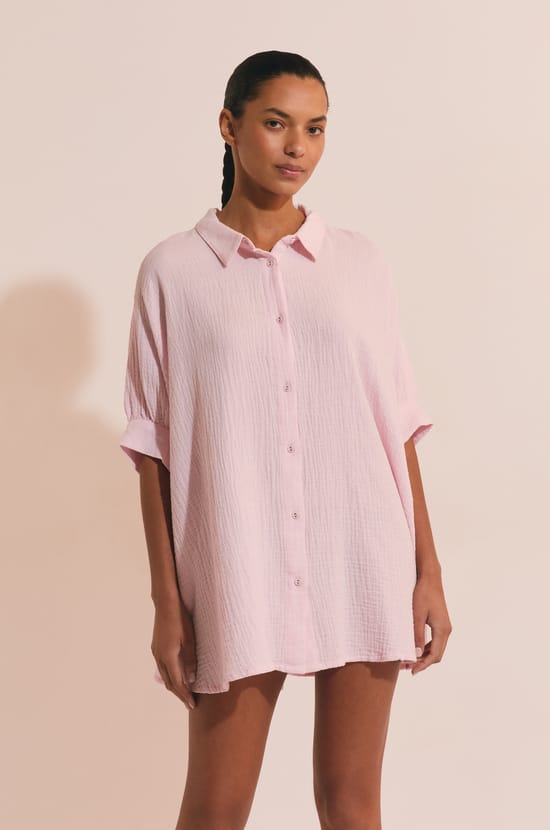 Chemise de nuit en coton;${refinementColor}