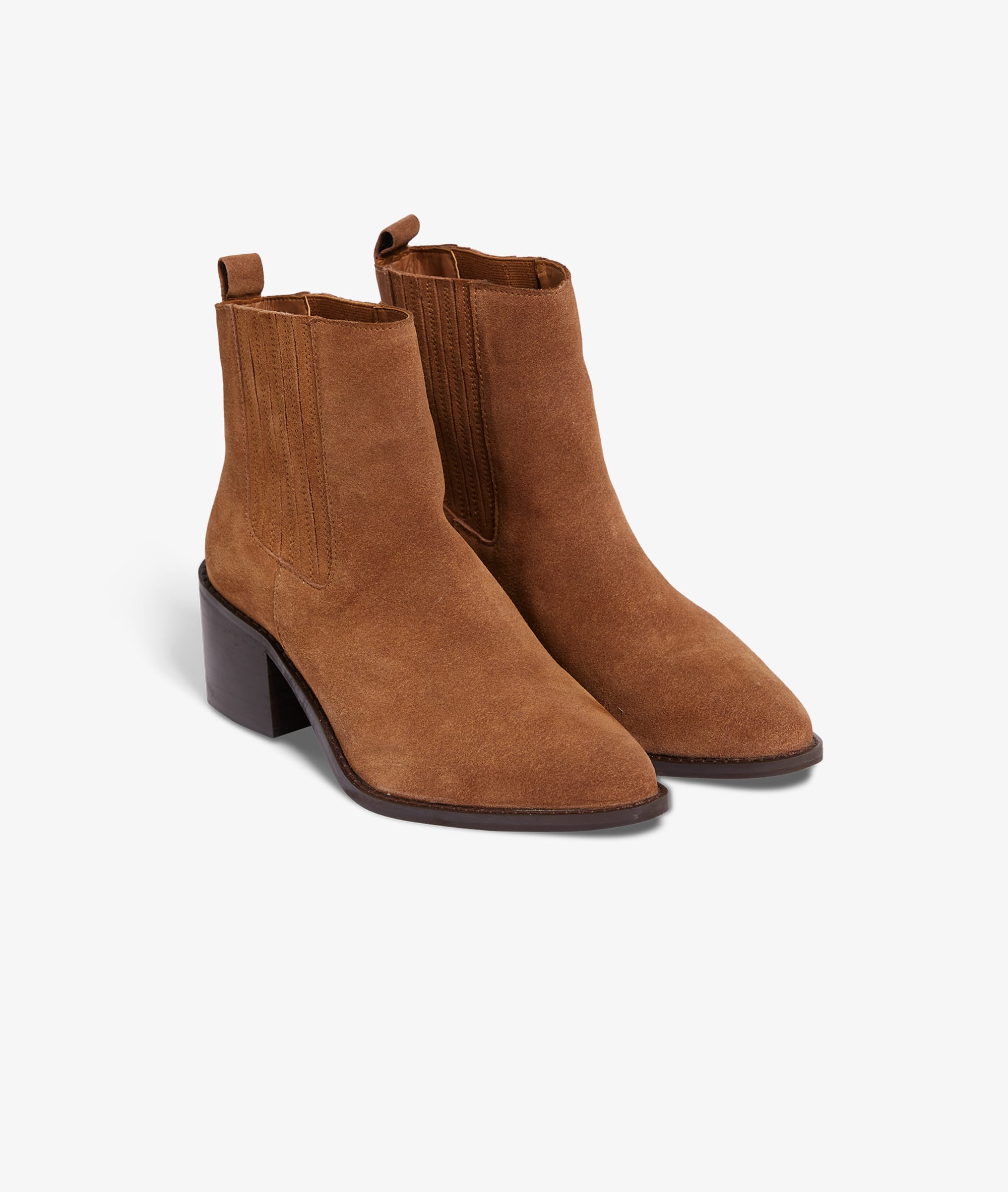 bottines en daim