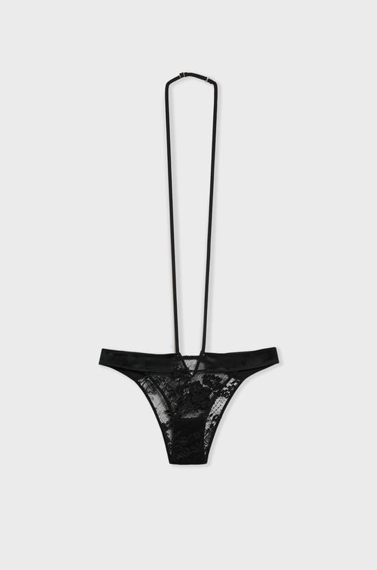 Tanga Choker aus französischer Spitze;${refinementColor}