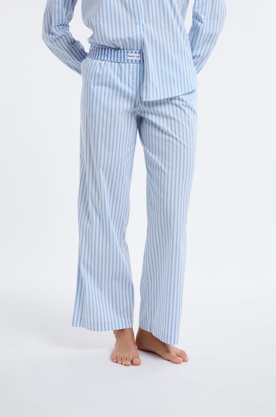 Pyjama broek met strepen;${refinementColor}