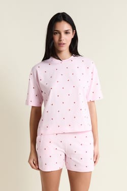 Pyjama 2 pi&egrave;ces motifs fraises;${refinementColor}