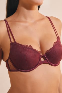 Soutien-gorge N.4 - Le coques fines en broderie;${refinementColor}