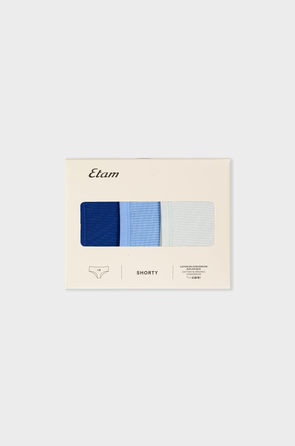 Pack of 3 Cotton Boyshorts;${refinementColor}