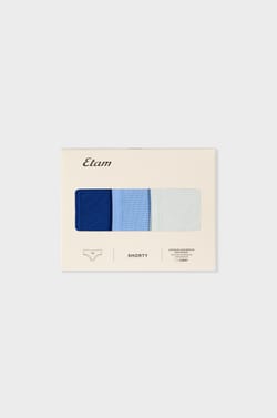 Pack of 3 Cotton Boyshorts;${refinementColor}