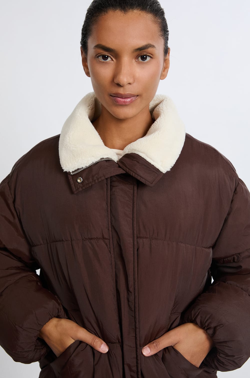 Doudoune courte matelass&eacute;e;${refinementColor}