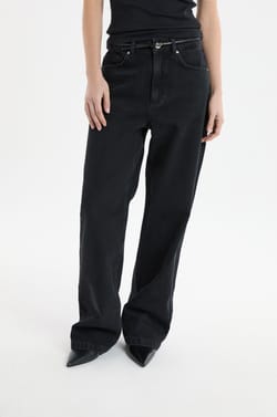 Jean large en coton;${refinementColor}