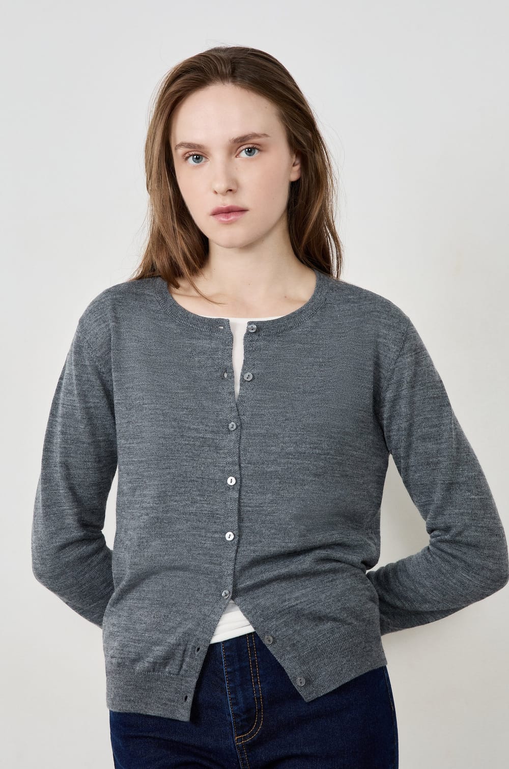 Wool Cardigan;${refinementColor}