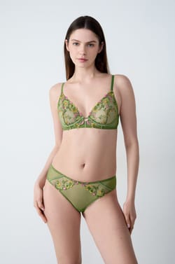 Embroidered Tulle Hipster;${refinementColor}