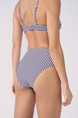 High-Waist Striped Bikini Brief;${refinementColor}